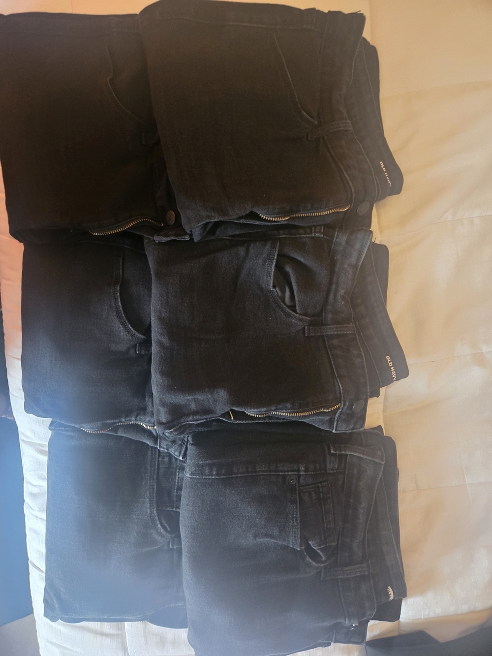 7 Pairs Old Navy Women's Slim Jeans - Black